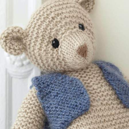 Classic Brown Teddy Bear Knitting Pattern