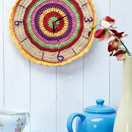 Beautiful Crocheted Clock crochet Pattern