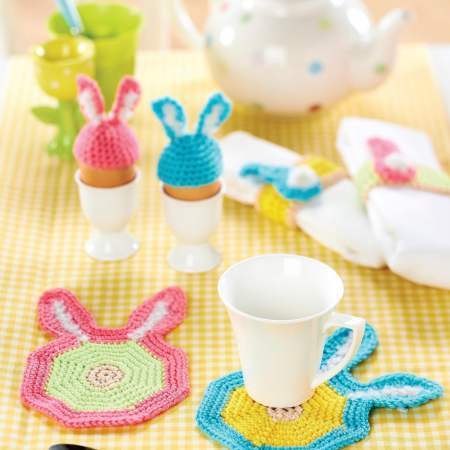 Coasters, Egg Cosies & Napkin Rings crochet Pattern