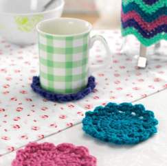 Crochet Circular Coasters Crochet Pattern