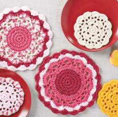 Crochet Coasters and Doilies Knitting Pattern