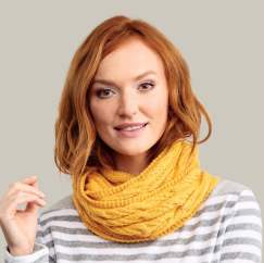 How To Knit A Twist Cowl Knitting Pattern