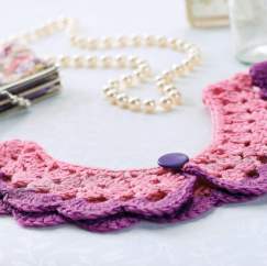 Susie John’s crochet collar Knitting Pattern
