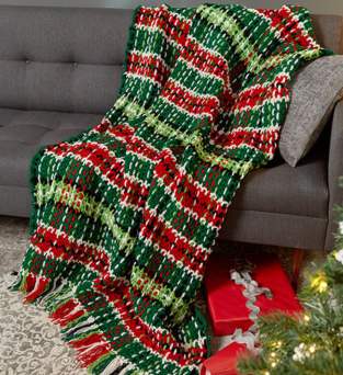 Cosy Christmas Blanket Crochet Pattern Knitting Pattern