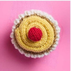 Simple Cupcake Toy Knitting Pattern Knitting Pattern