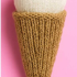 Classic Ice Cream Cone Knitting Pattern Knitting Pattern