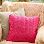Dragon Scale Cushion Knitting Pattern