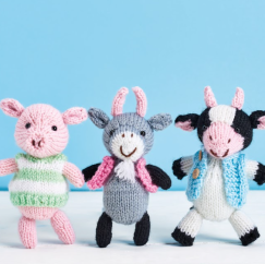 Bonus Outfits for Farmyard Friends Knitting Pattern