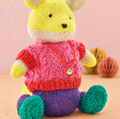 Festive Fox Toy Knitting Pattern - Knitting Pattern