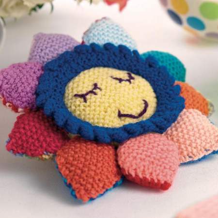 Flower Baby Toy Knitting Pattern