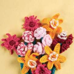 Crochet Flower Bouquet Crochet Pattern
