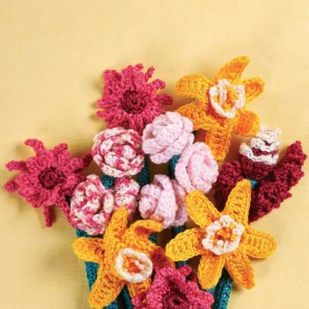 Crochet Flower Bouquet crochet Pattern