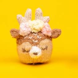 Chocolate Orange Knitted Covers: Spring Deer Knitting Pattern Knitting Pattern