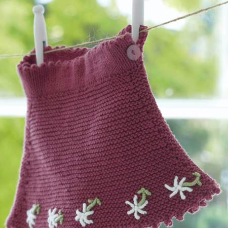 Knit a Flower Skirt Knitting Pattern