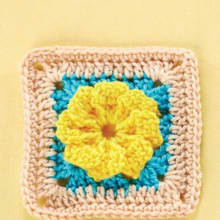 Flower Granny Square crochet Pattern