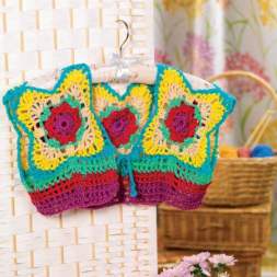 Granny Square Bolero Knitting Pattern
