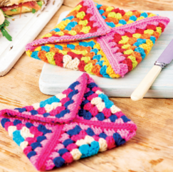 Bonus Crochet Granny Square Makes Knitting Pattern