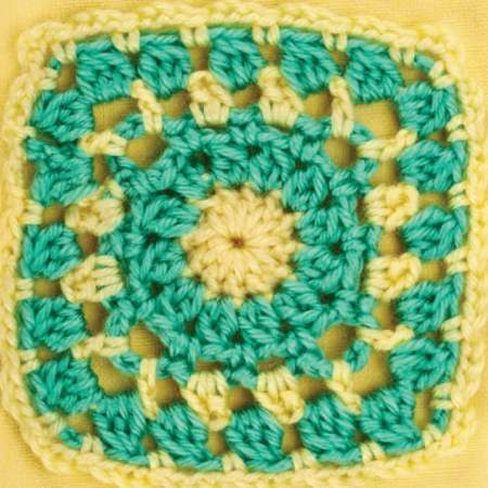 Lemon and Lime Granny Square crochet Pattern