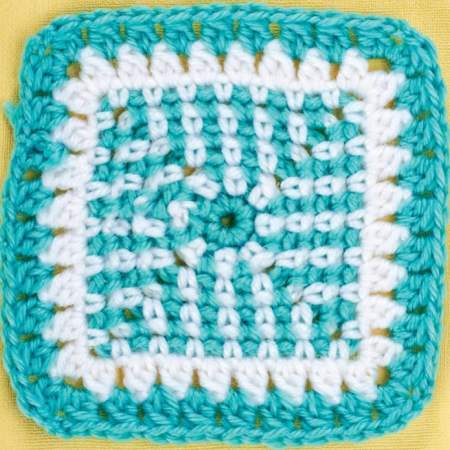 Stripy Granny Square crochet Pattern