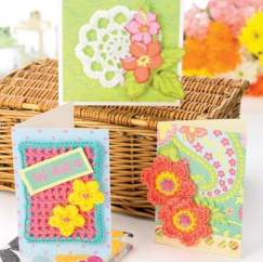 Crochet Greeting Card Motifs Crochet Pattern