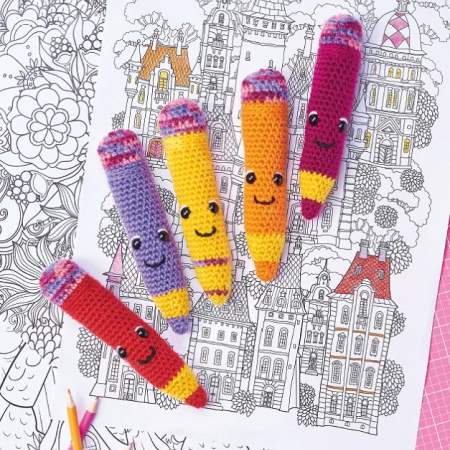 Happy Crayons crochet Pattern