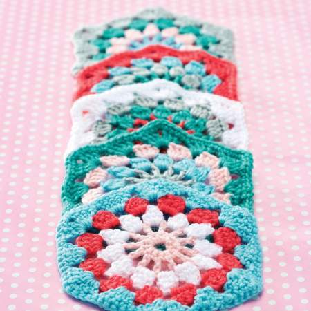 Gorgeous Hexagon Granny Square crochet Pattern