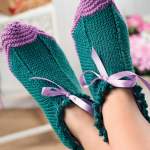 Hot water bottle cover, slippers and coat hanger cover set Knitting Pattern