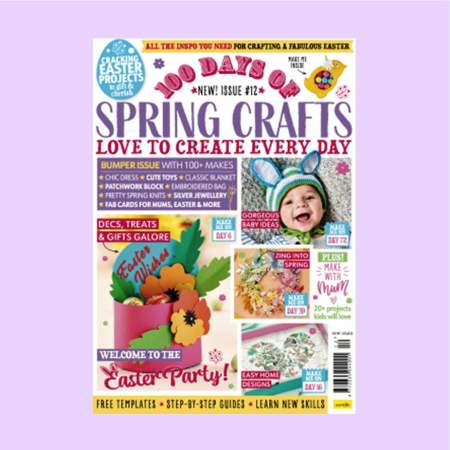 100 Days of Spring Crafts Bonus Patterns Templates Issue 12 Knitting Pattern