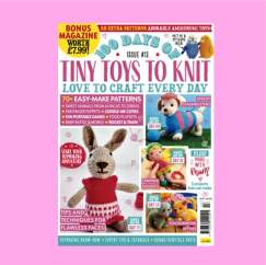 100 Days of Tiny Toys to Knit Bonus Patterns Templates Issue 13 Knitting Pattern