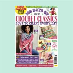 100 Days of Crochet Classic Bonus Patterns Templates Issue 15 Knitting Pattern