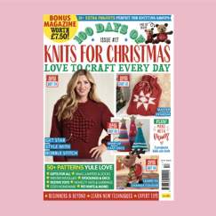 100 Days of Knits for Christmas Bonus Patterns Templates Issue 17 Knitting Pattern