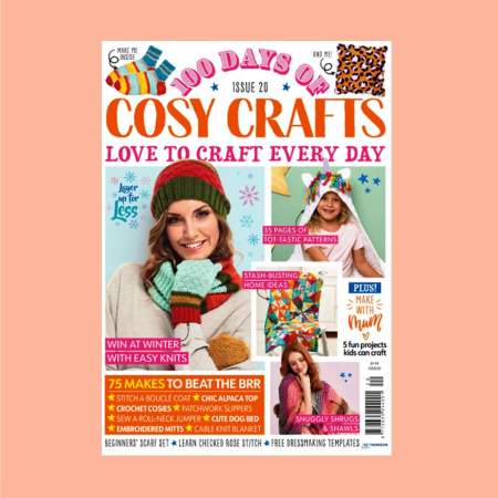 100 Days of Cosy Crafts Bonus Patterns Templates Issue 20 Knitting Pattern