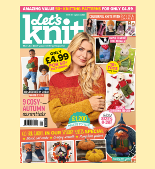 Charts from Let’s Knit issue 224 Knitting Pattern