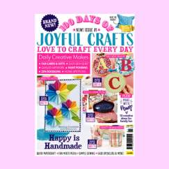 100 Days of Joyful Crafts Bonus Patterns Templates Issue 1 Knitting Pattern