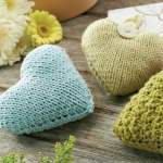 Hanging Hearts for the Home Knitting Pattern