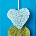 Hanging Hearts for the Home Knitting Pattern