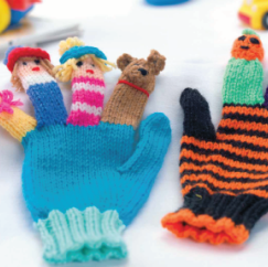 Kids Gloves Knitting Pattern