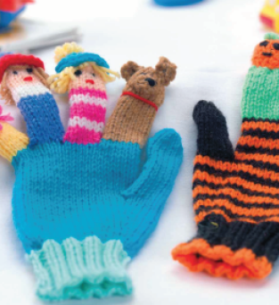 Kids Gloves Knitting Pattern