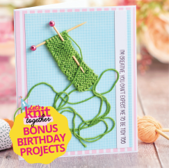 Bonus Craft Project: Knitted Cards Knitting Pattern
