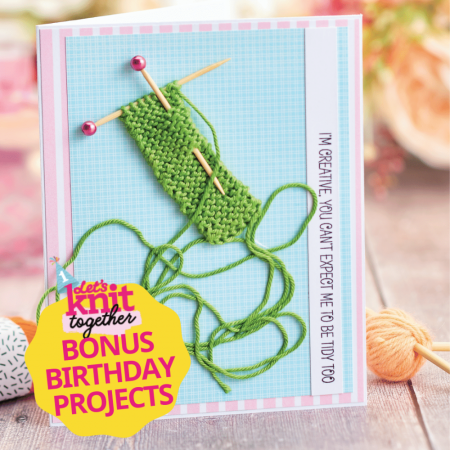 Bonus Craft Project: Knitted Cards Knitting Pattern