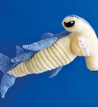 Hammerhead Shark Toy Knitting Pattern Knitting Pattern