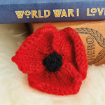 Knitted Remembrance Poppy Brooch Pattern Knitting Pattern