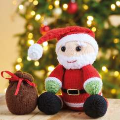 Easy Knitted Santa Claus Knitting Pattern