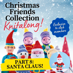 Christmas Friends Knitalong Part 8: Santa Claus Knitting Pattern