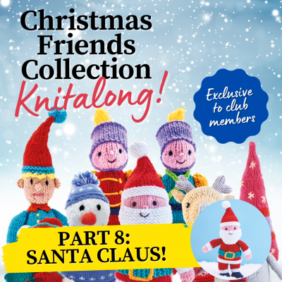 Christmas Friends Knitalong Part 8: Santa Claus