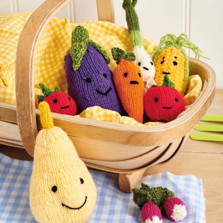 Early Access: Val Pierce Knitted Vegetables Knitting Pattern