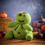 Halloween Zombie Chocolate Orange Cover Knitting Pattern