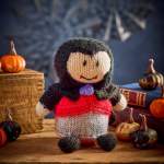 Halloween Vampire Chocolate Orange Cover Knitting Pattern