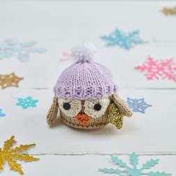 Woodland Chocolate Orange Cover Collection: Owl Knitting Pattern