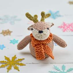 Woodland Chocolate Orange Covers: Deer Knitting Pattern